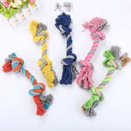 Cotton Knot Rope Dog Toy for Training (28cm)