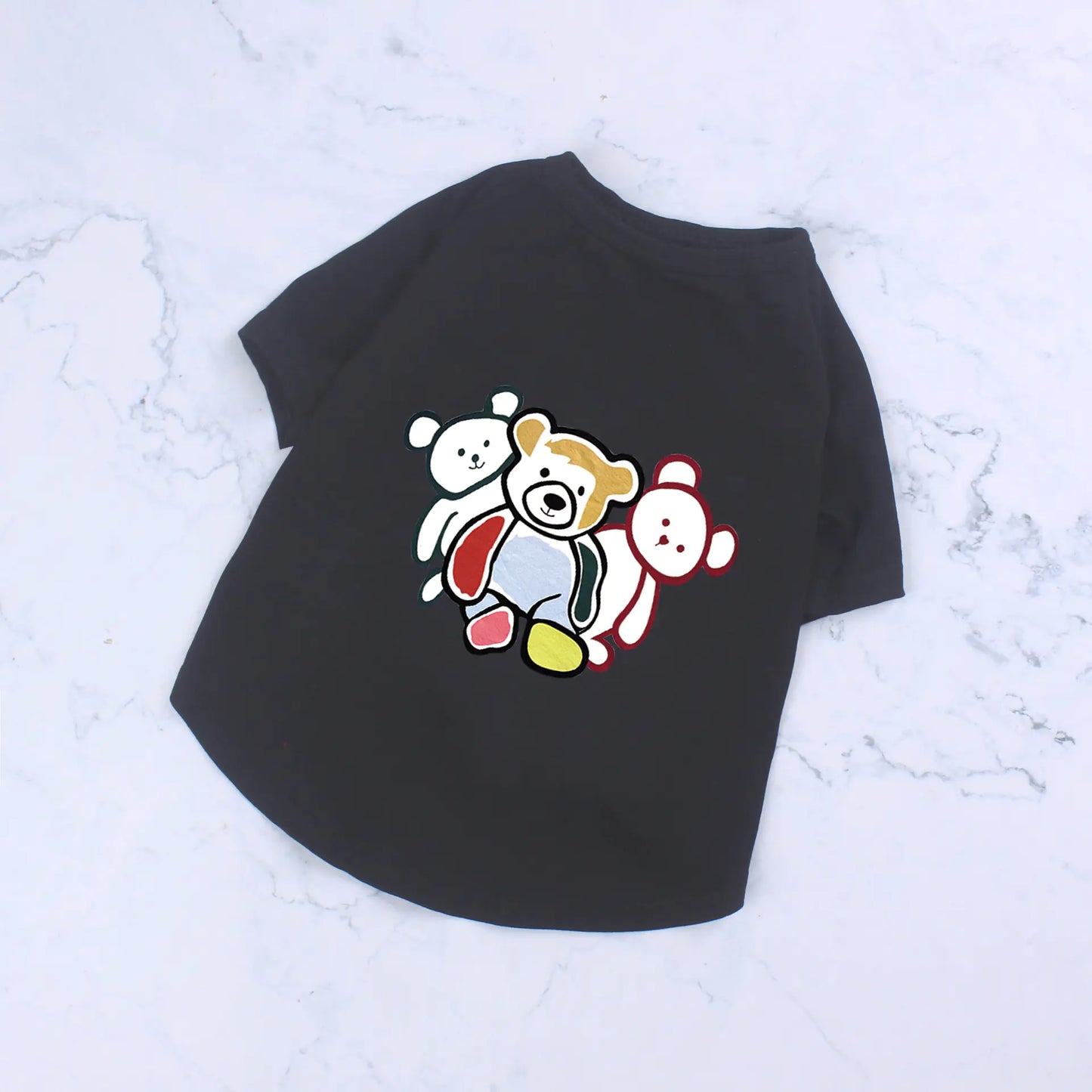 Cute Graffiti Cotton T-shirt for Pets - Three Bears