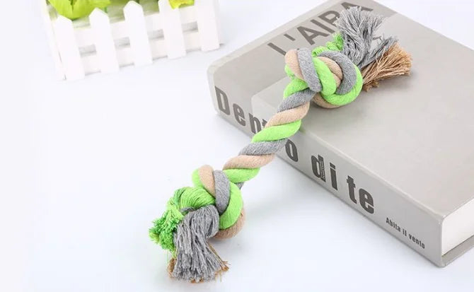Cotton Knot Rope Dog Toy for Training (28cm)