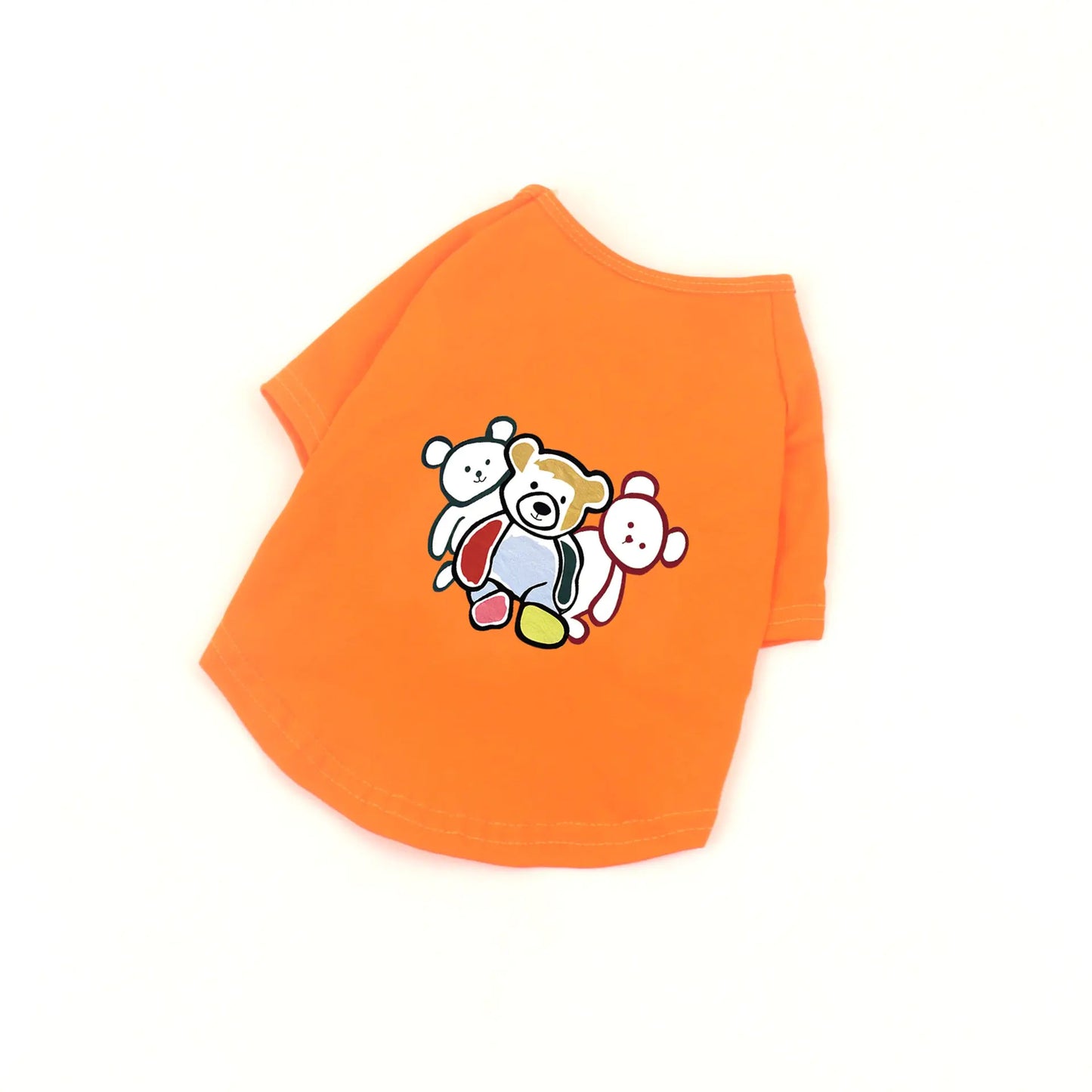Cute Graffiti Cotton T-shirt for Pets - Three Bears