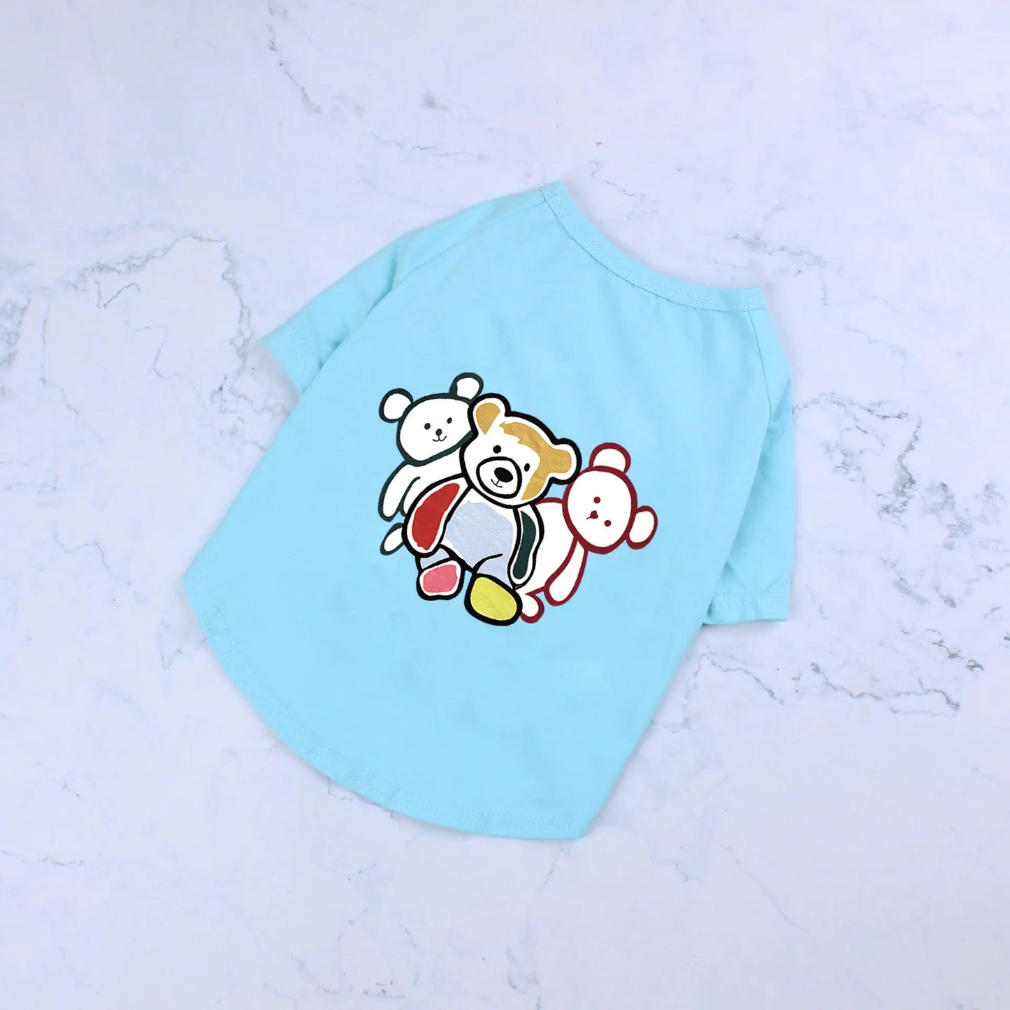 Cute Graffiti Cotton T-shirt for Pets - Three Bears