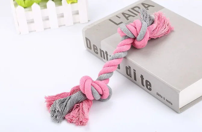 Cotton Knot Rope Dog Toy for Training (28cm)