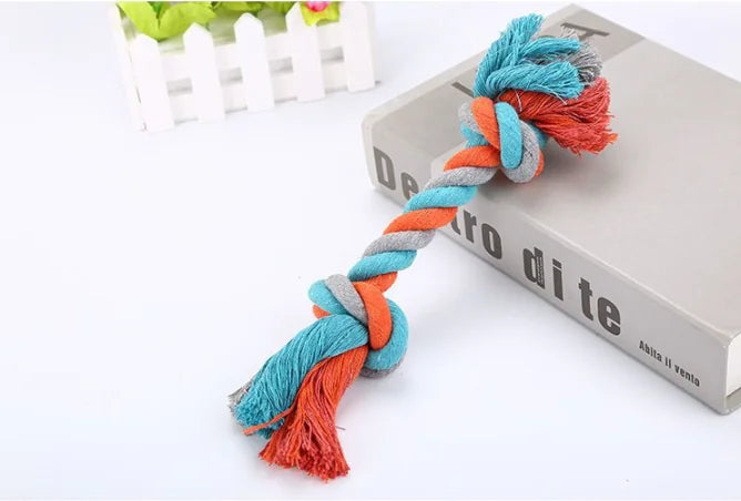 Cotton Knot Rope Dog Toy for Training (28cm)